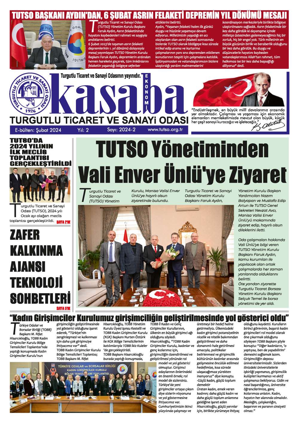 Şubat 2024 E-Bülteni Yayınlandı