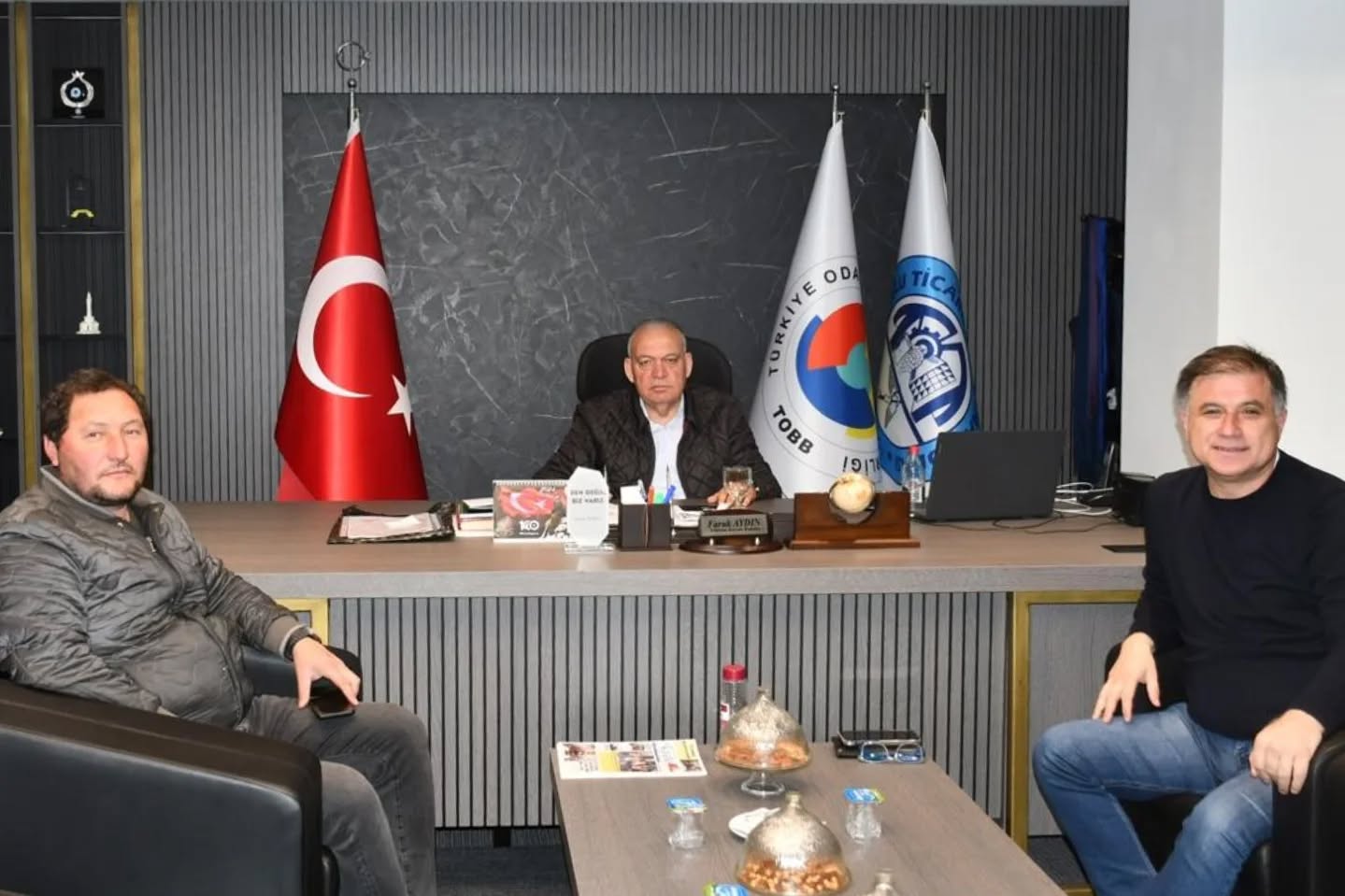 Aras Beton ve Yapı Elemanları A.Ş. Yönetiminden TUTSO’ya Ziyaret
