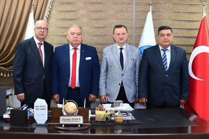 CHP İl Başkanı Balaban\'dan Başkan Aydın\'a Ziyaret