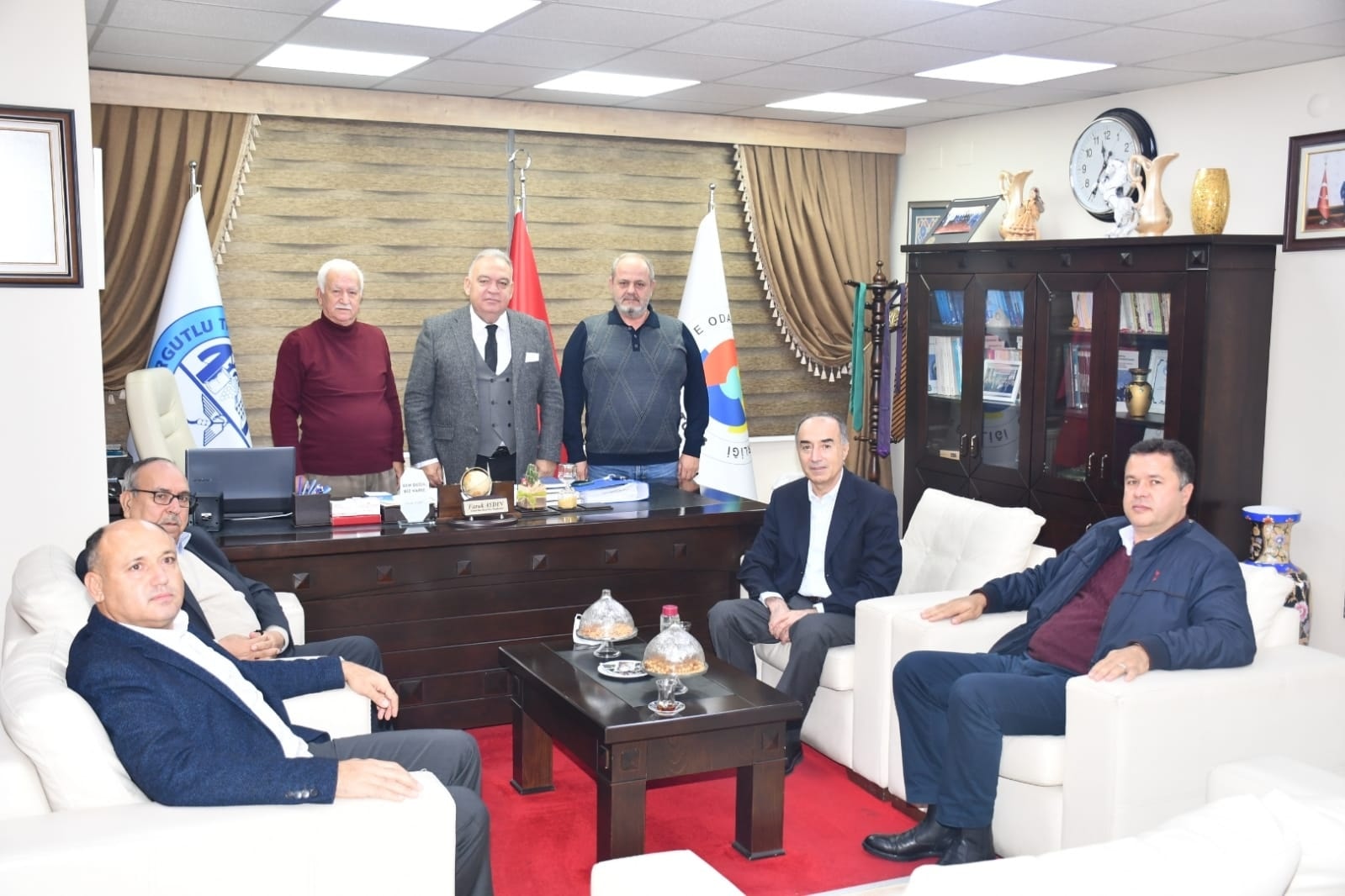 Başkan Aydın'a, TARİŞ 'ten Ziyaret