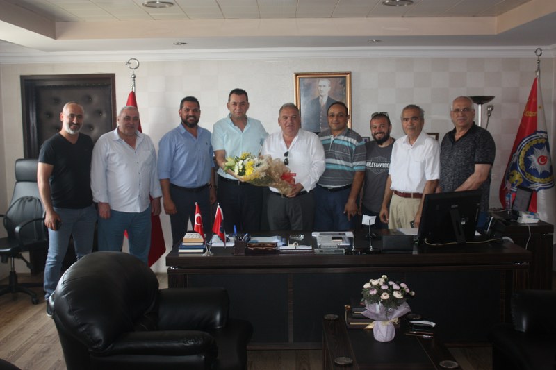ODAMIZ YÖNETİM KURULU, İLÇE EMNİYET MÜDÜRÜ VOLKAN PARILDAR A HAYIRLI OLSUN ZİYARETİNDE BULUNDU