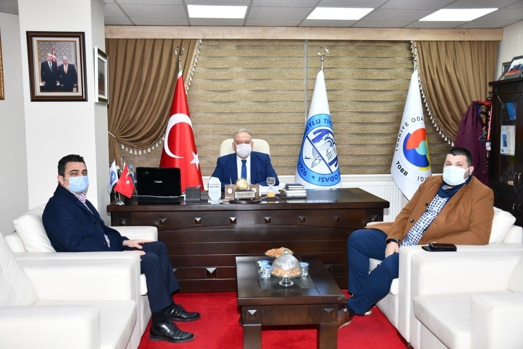 Finans Katılım Bankasında Başkan Faruk Aydın'a Ziyaret