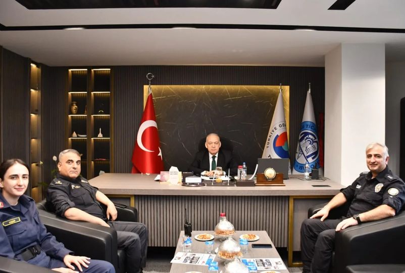 Başkan Aydın'a Polis ve Jandarma'dan Ziyaret