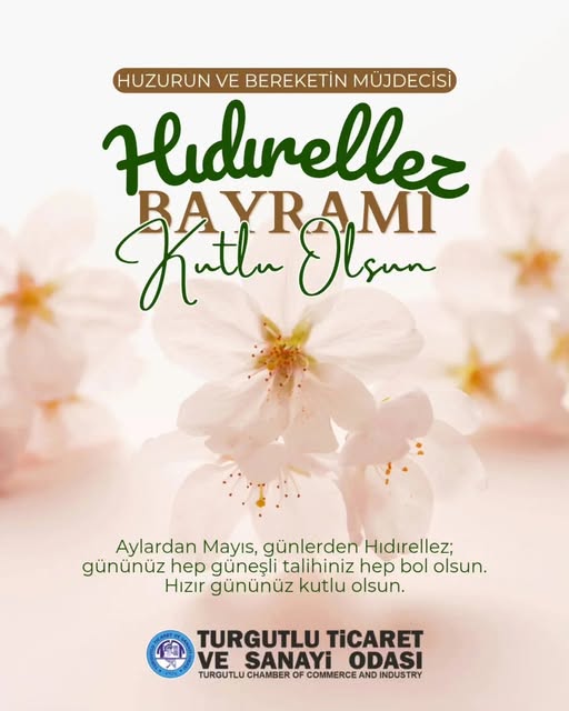 TUTSO Başkanı Faruk Aydın’dan Hıdırellez Mesajı