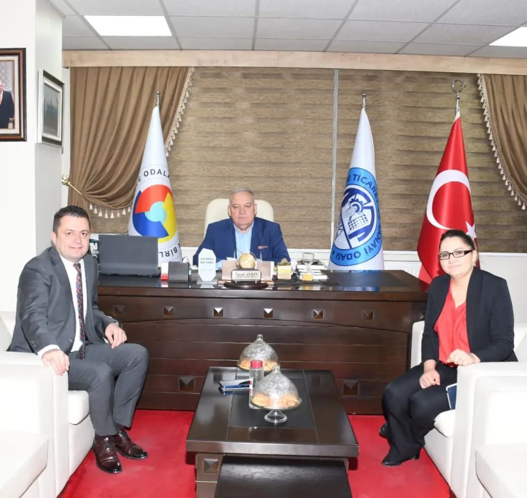 TUTSO Başkanı Faruk Aydın'a Halk Bank'tan Ziyaret