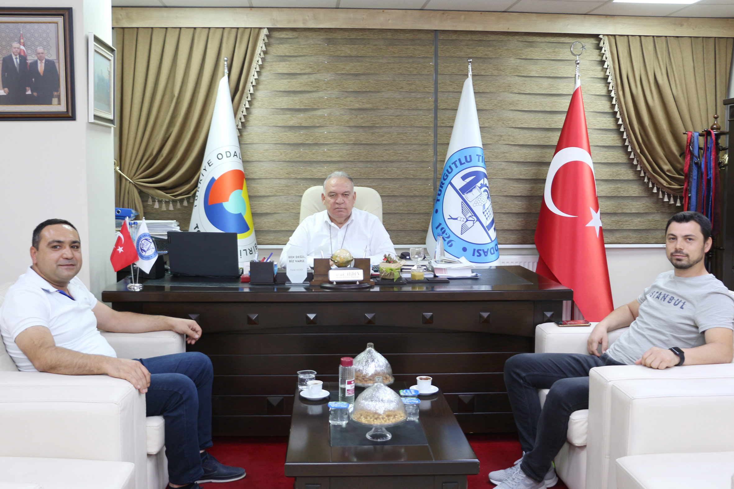 Calisco Firması Yetkililerinden Başkan Aydın'a Ziyaret
