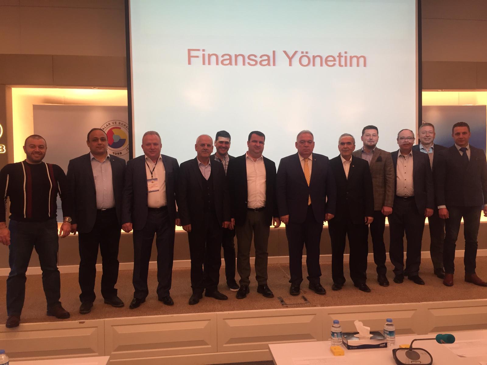 TOBB’ UN MECLİS ÜYELERİ BİLGİLENDİRME SEMİNERLERİNE KATILDIK