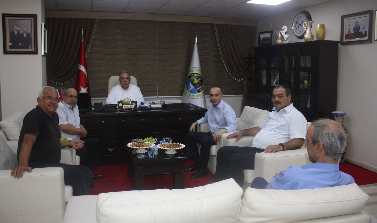 TARİŞ YÖNETİMİNDEN ODAMIZA ZİYARET