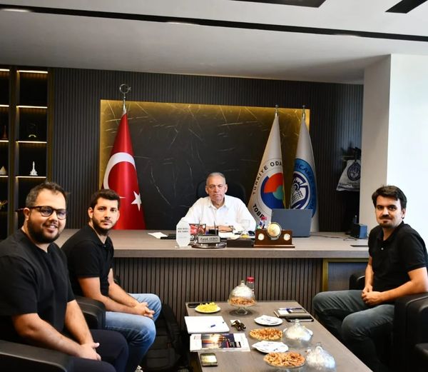 Deltat Mühendislikten, Başkan Aydın’a Ziyaret