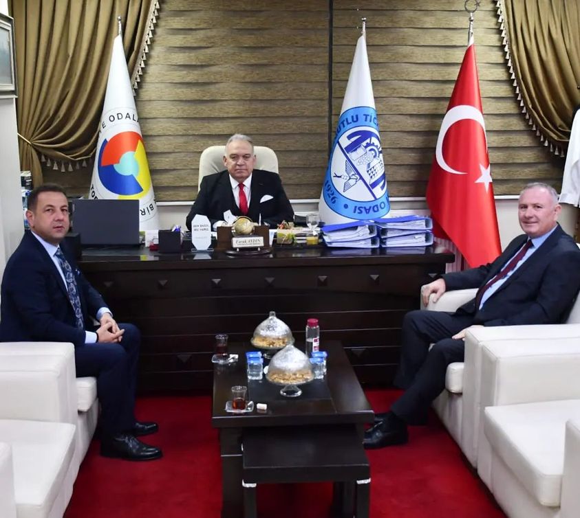 Demirci Ticaret ve Sanayi Odası'ndan, Başkan Aydın'a Ziyaret