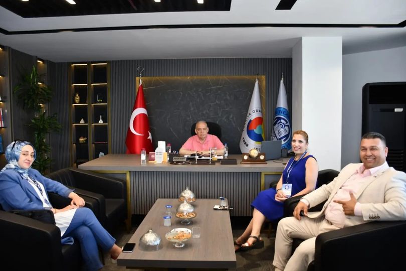 Gayrimenkul Firması Temsilcilerinden Başkan Aydın\'a Ziyaret