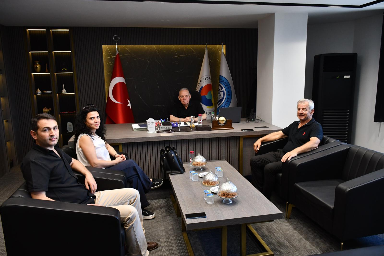 Başkan Aydın, işinsanlarını ağırlamaya devam ediyor