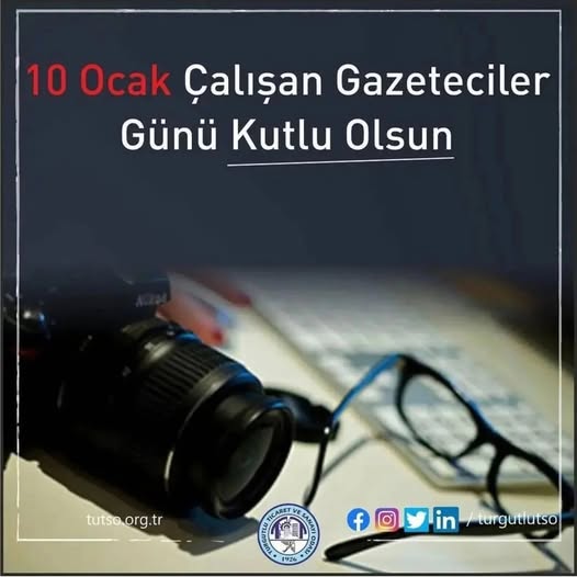 10 Ocak Çalışan Gazeteciler Gününü kutlu olsun