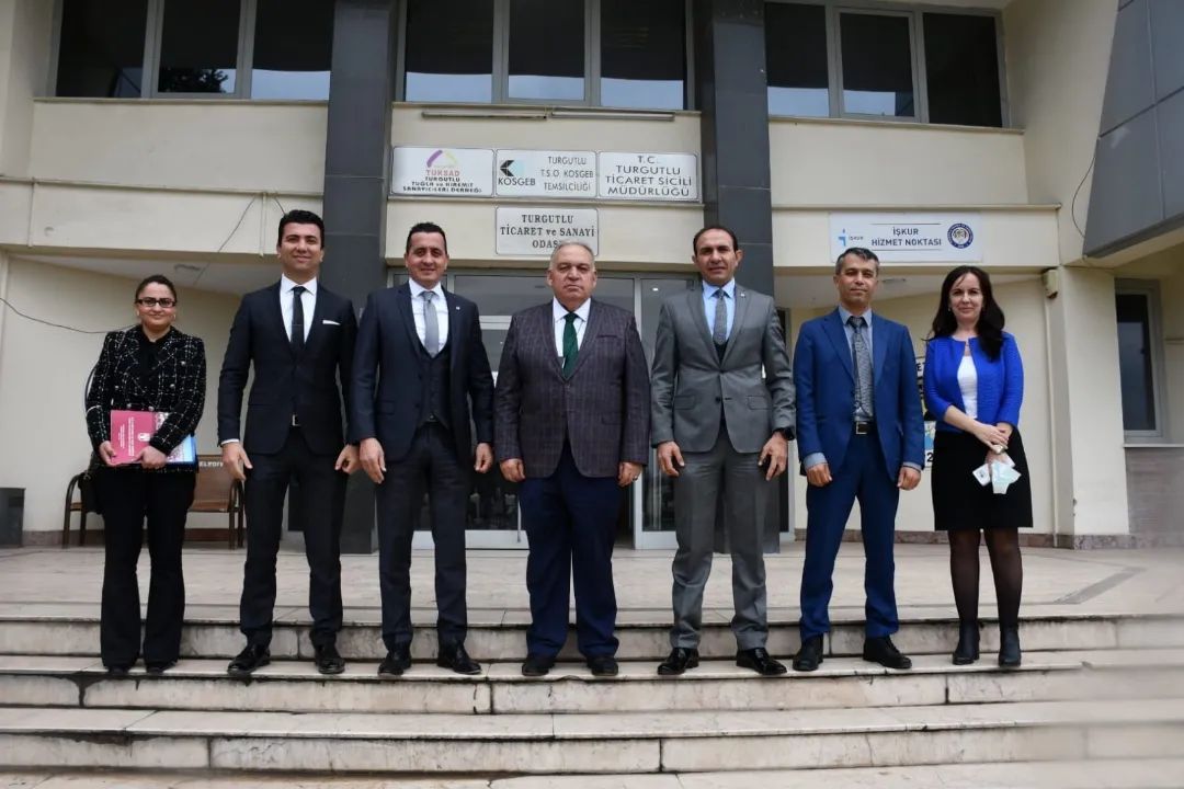 TUTSO Başkanı Faruk Aydın'a Halkbank'tan Ziyaret