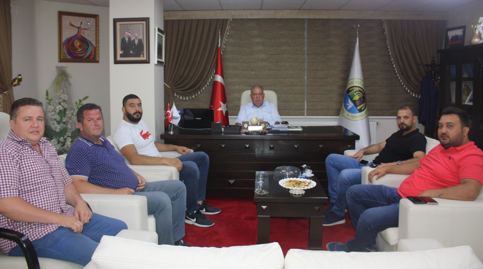 BAŞPEHLİVAN SALTIK ODAMIZI ZİYARET ETTİ