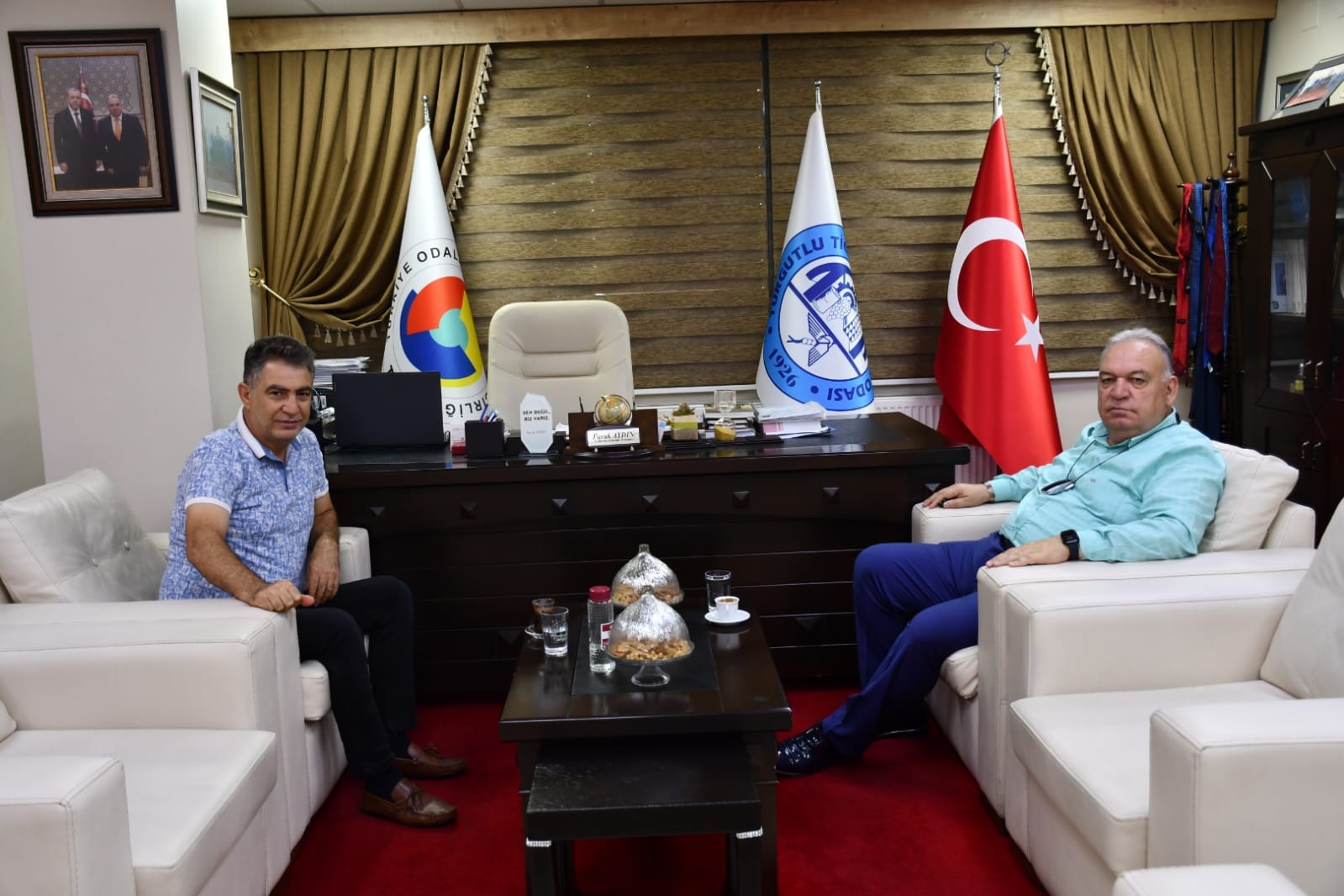 Polis Başmüfettişi Gezer'den, Başkan Aydın'a Ziyaret