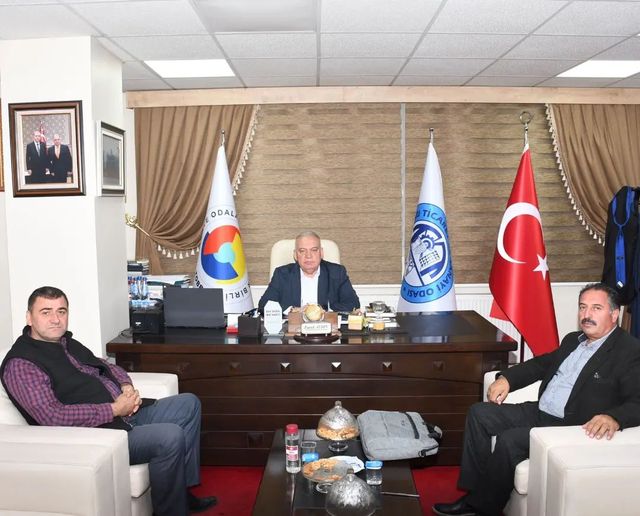 TurgutluTaşıyıcılar Kooperatifi\'nden Başkan Aydın\'a Ziyaret