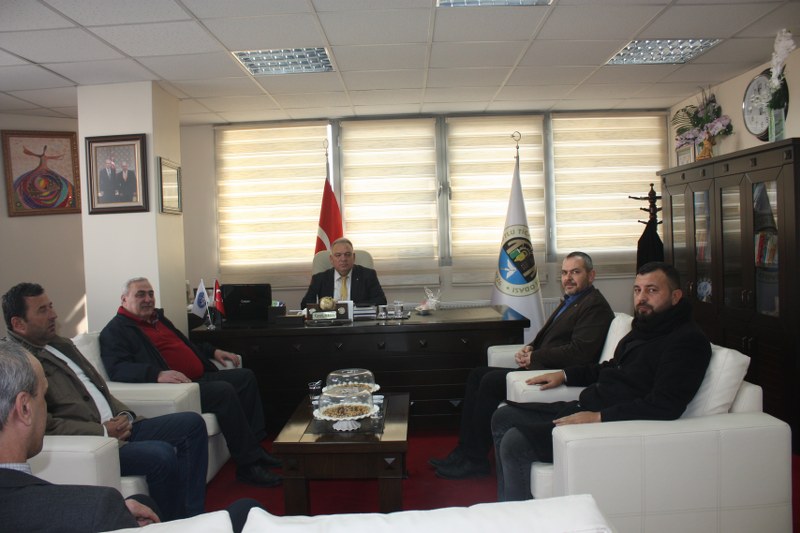 MHP İLÇE YÖNETİMİ ODAMIZI ZİYARET ETTİ