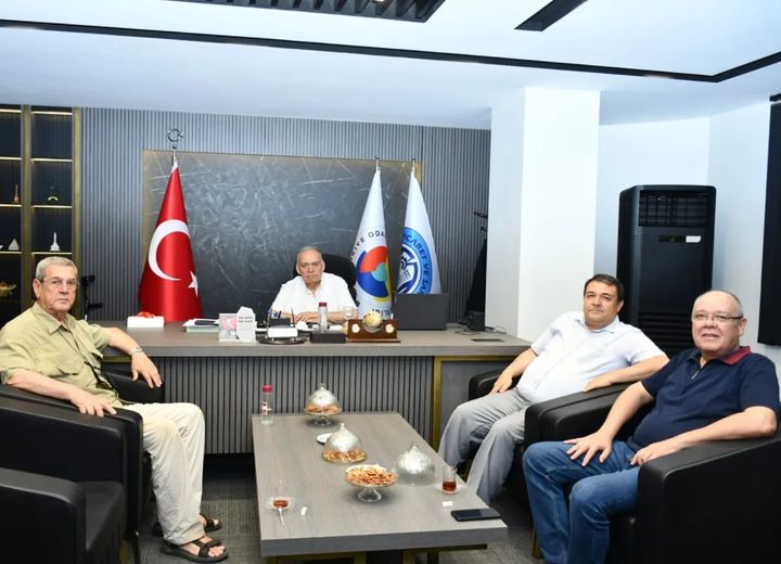 Kalmış ve Akay'dan, Başkan Aydın'a Ziyaret