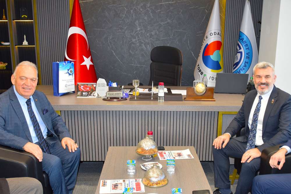 Başkan Çetin'den, Başkan Aydın'a Ziyaret