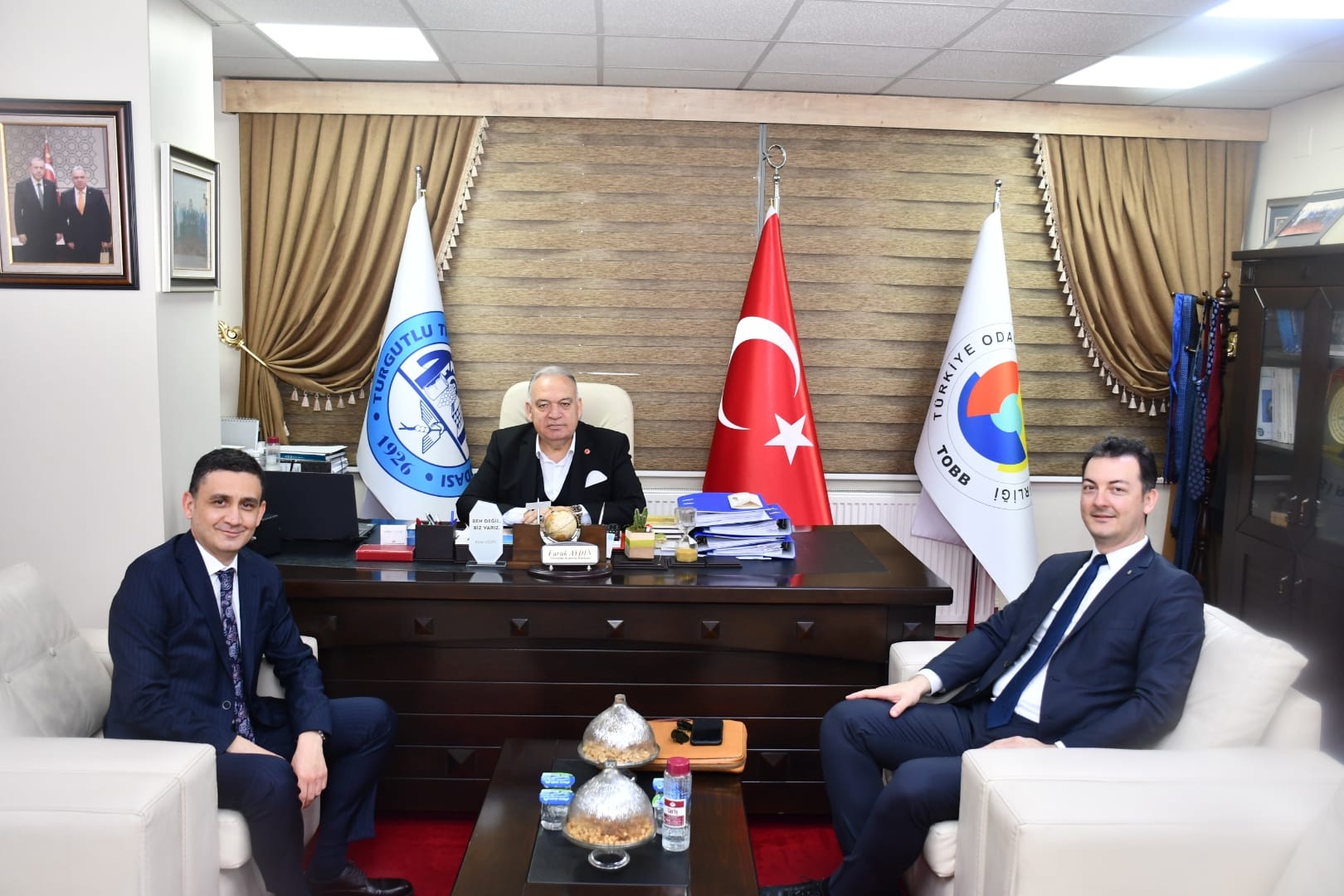 Ziraat Bankası\'ndan Başkan Aydın\'a Ziyaret