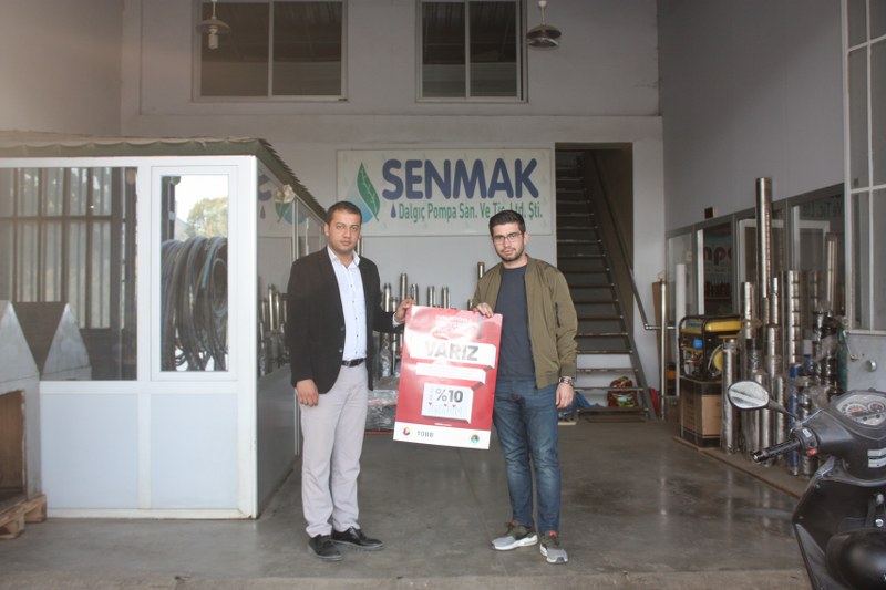 ŞENMAK DALGIÇ POMPA LTD ŞTİ. BİZDE VARIZ DEDİ