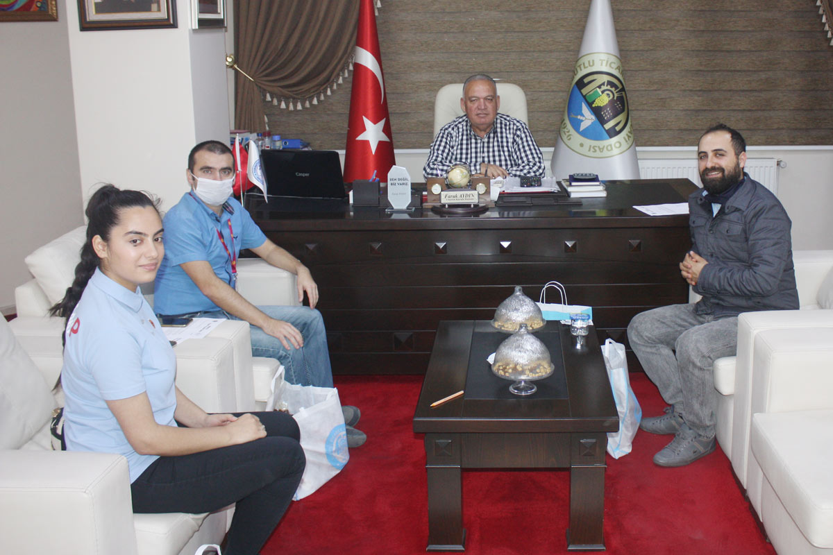 CP Standart Gıdadan Başkan Faruk Aydına Ziyaret