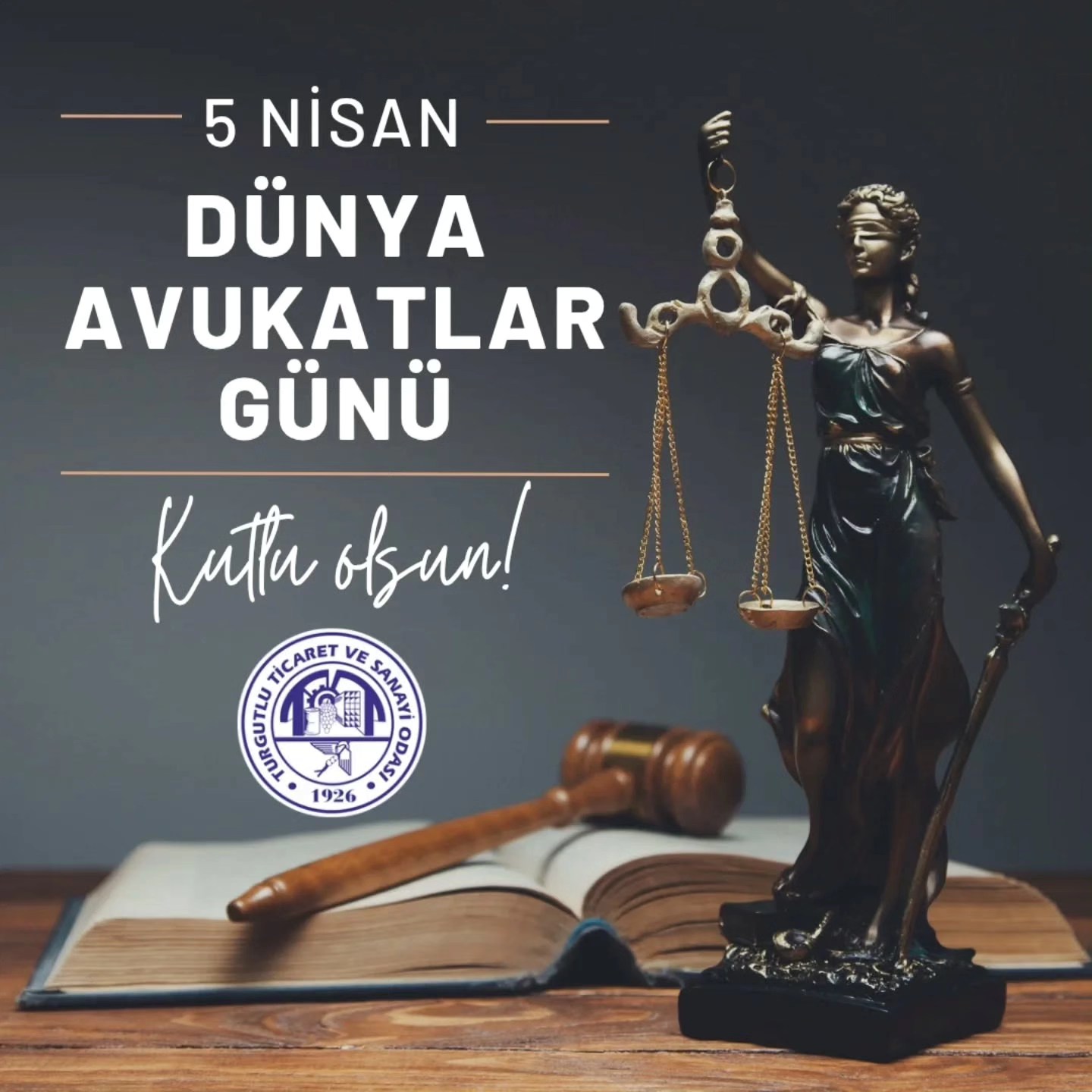 Başkan Aydın'dan 5 Nisan Avukatlar Günü Mesajı