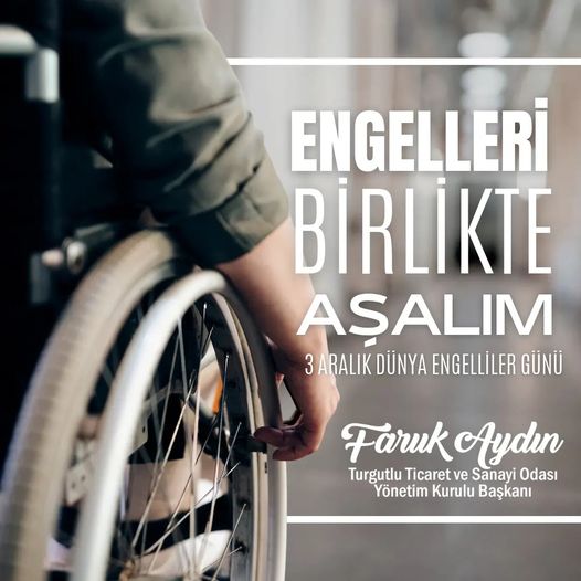 3 Aralık Engelliler Günü Mesajı