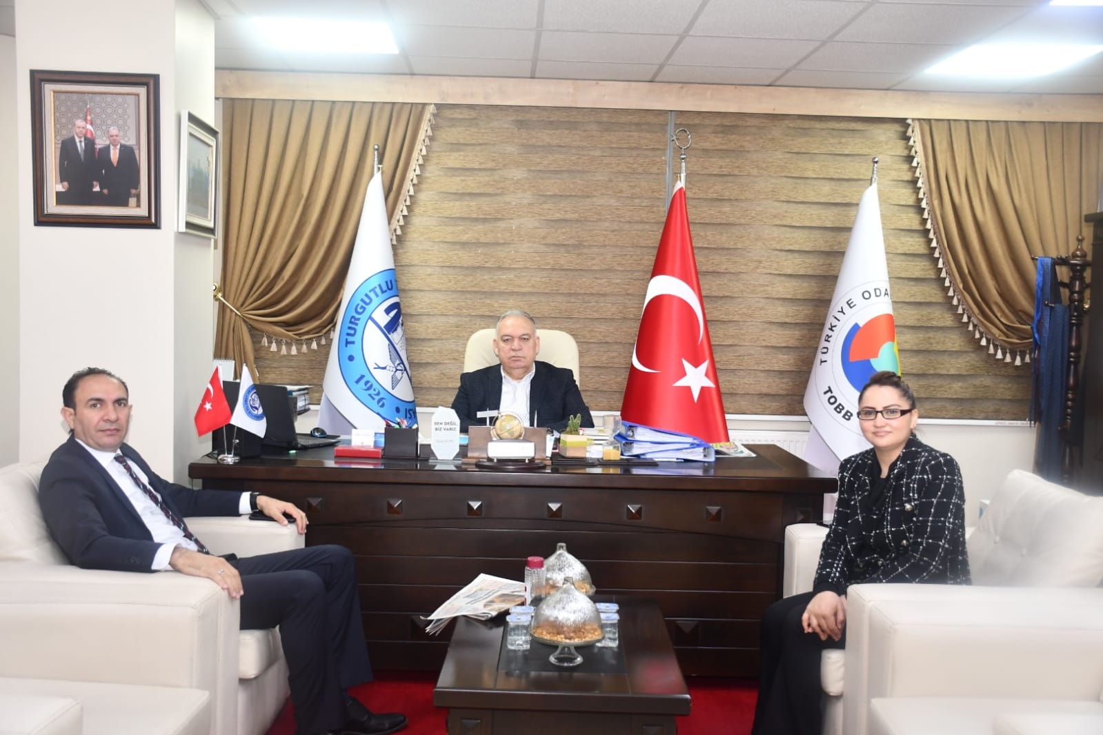 Halkbank'tan Başkan Aydın'a Ziyaret