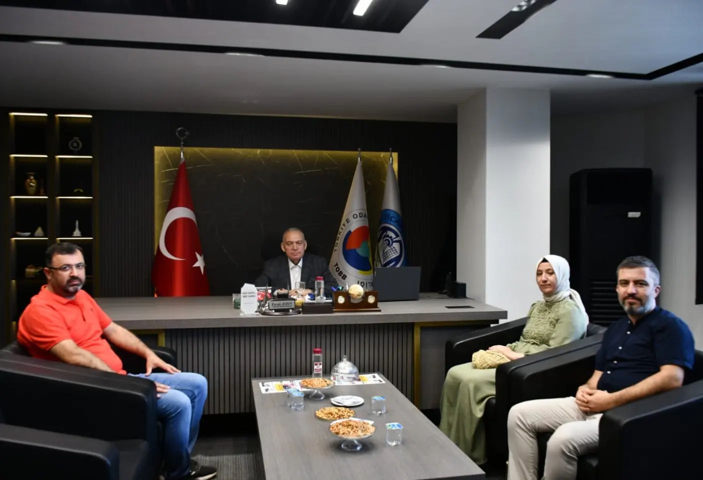 Şehit Jandarma Astsubay Başçavuş Halit Zilani Çelik Ortaokulu'ndan Başkan Aydın'a ziyaret