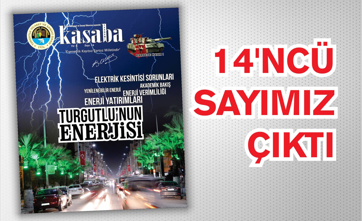 KASABA EKONOMİ DERGİSİ 14. SAYISI YAYINLANDI