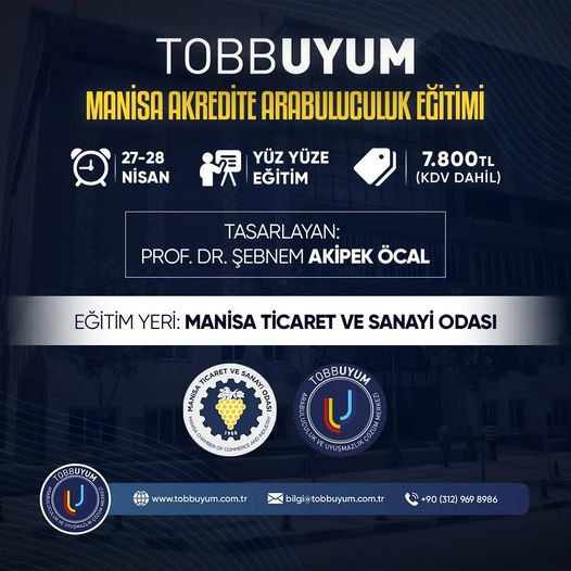 TOBBUYUM Arabuluculuk Akreditasyon Eğitimi