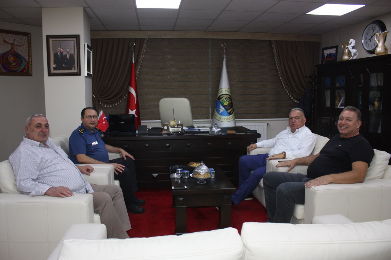 İLÇEMİZ EMNİYET YENİ MÜDÜRÜNDEN ODAMIZA İADE-İ ZİYARET