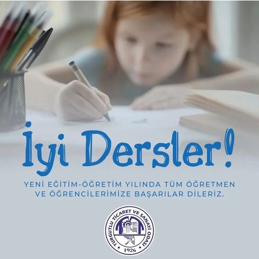 Yeni Eğitim ve Öğretim Yılı Hayırlı olsun
