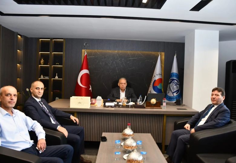 Başkan Aydın'a Ziraat Bankası'ndan Ziyaret