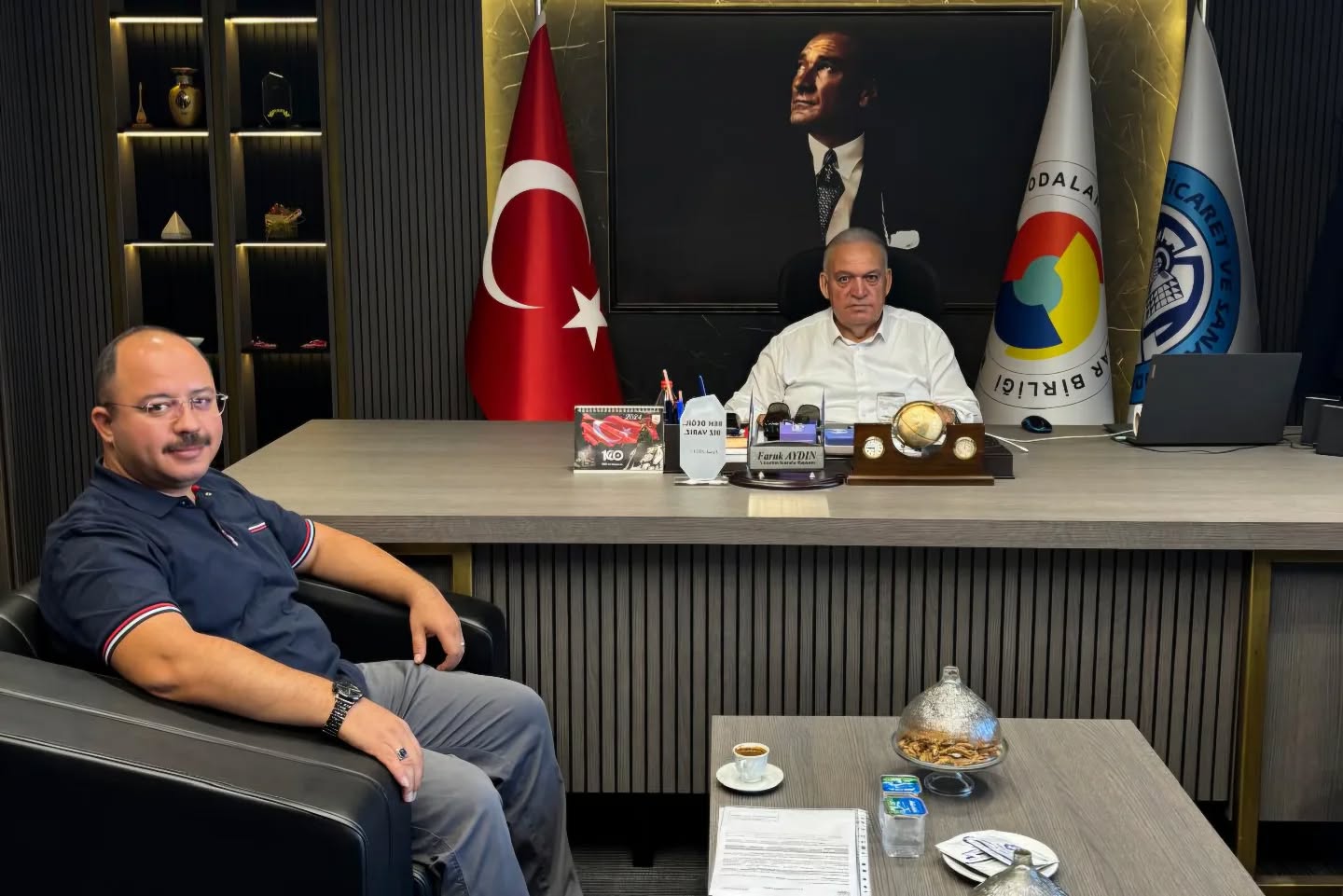 Kooperatif Müdürü Şengül’den, Başkan Aydın'a Ziyaret