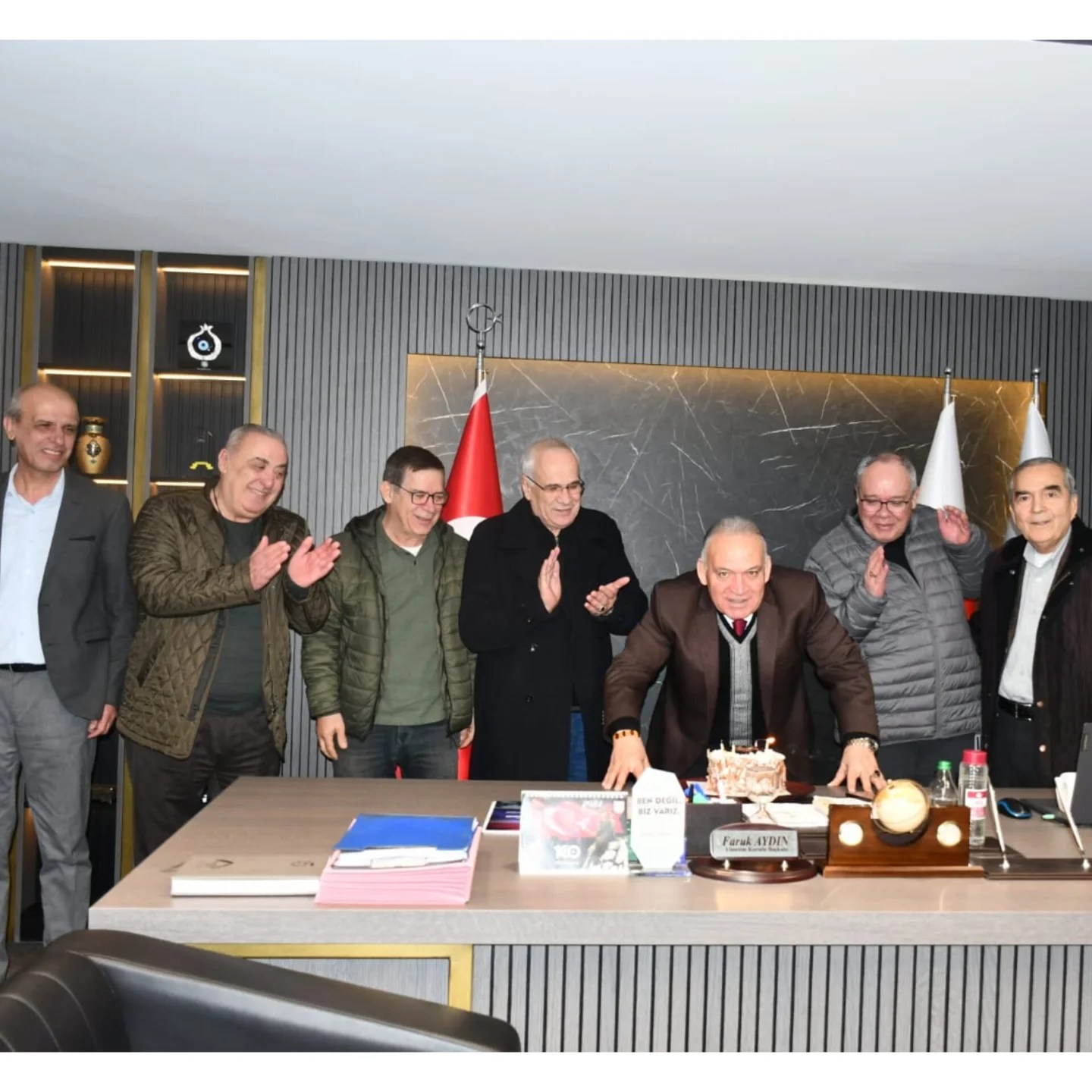 Başkan Aydın Sürpriz Doğum Günü