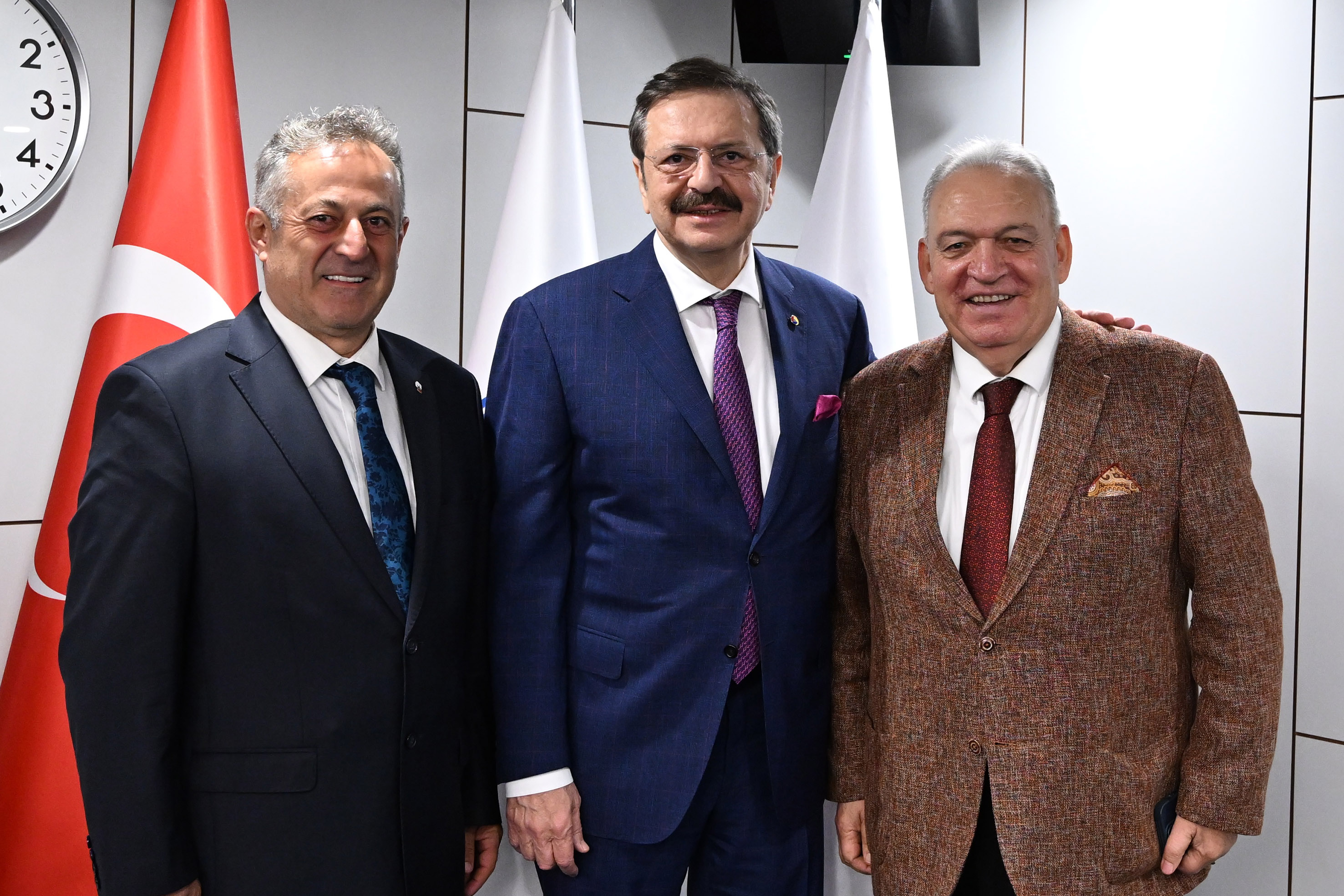 TUTSO Başkanı Faruk Aydın, TOBB Başkanı Hisarcıklıoğlu ile Bir Araya Geldi