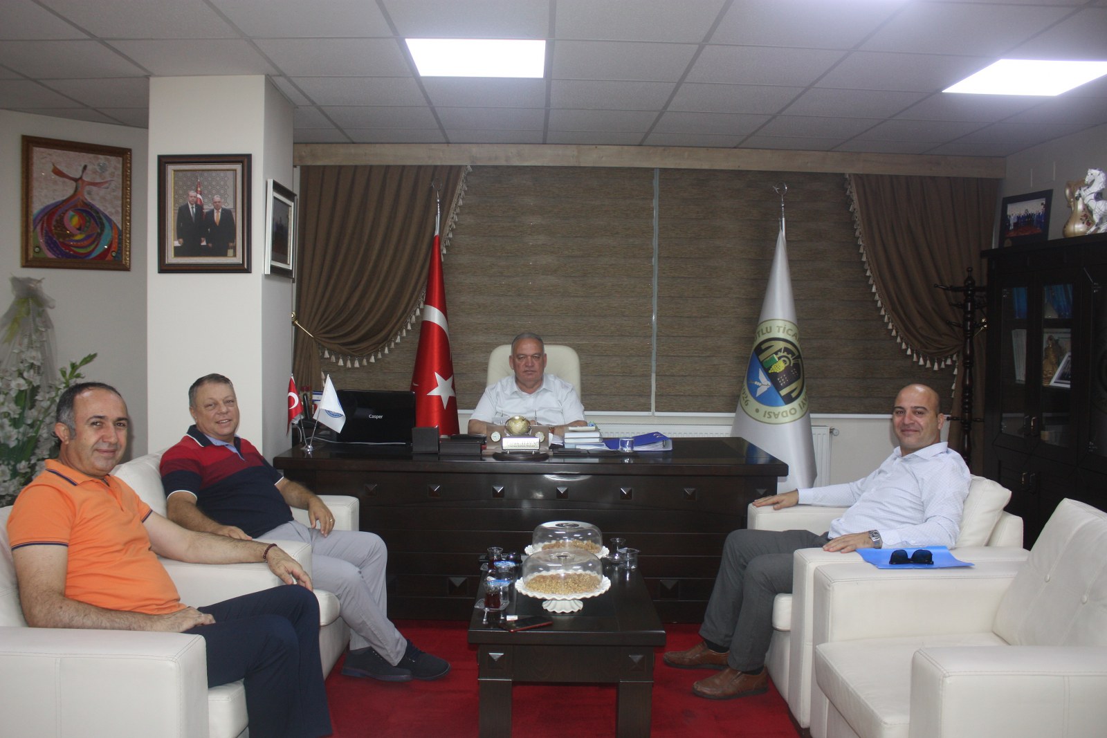 ODAMIZA OLİVOS GIDA VE SDA GIDA TEMSİLCİLERİNDEN ZİYARET