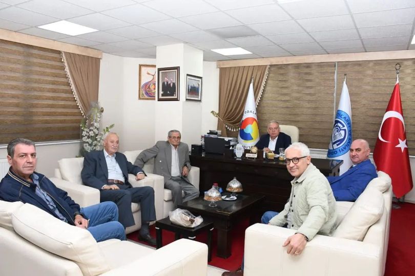 Başkan Aydın Ziyaretçilerini Ağırladı