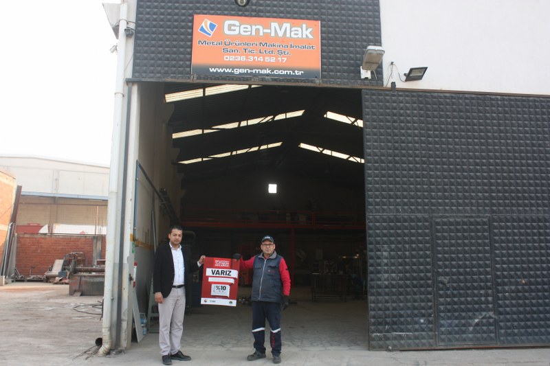 GEN-MAK METAL ÜR. MAK. İML. LTD ŞTİ. BİZDE VARIZ DEDİ