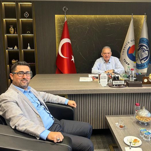 İlçe Sosyal Hizmetler Müdürü'nden Başkan Aydın'a Ziyaret