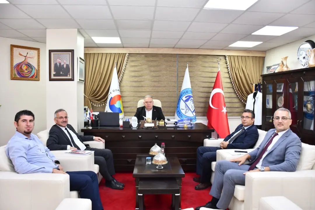 MCBÜ ve Teknokent’ten, TUTSO Başkanı Aydın’ı Ziyaret