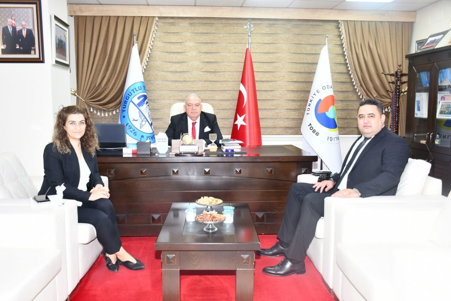 Vakıfbank yetkililerinden Başkan Faruk Aydın'a Ziyaret