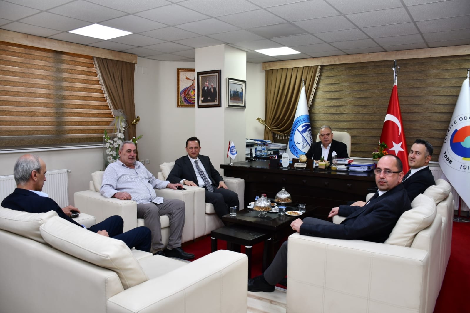 KOSGEB İl Müdürü Mahmut Oğuz Kılıç'tan, Başkan Faruk Aydın'a Ziyaret
