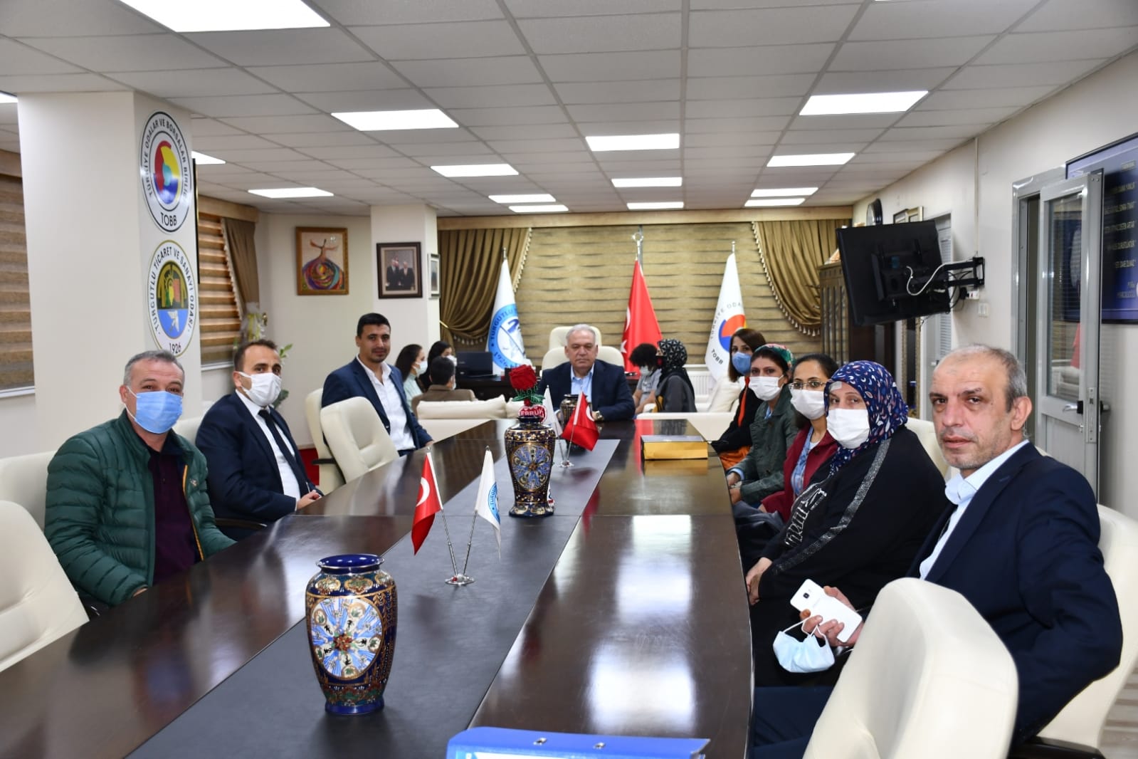 Hasan Ferdi Turgutlu Mesleki ve Teknik Anadolu Lisesi'nden TUTSO Başkanı Faruk Aydın'a Ziyaret