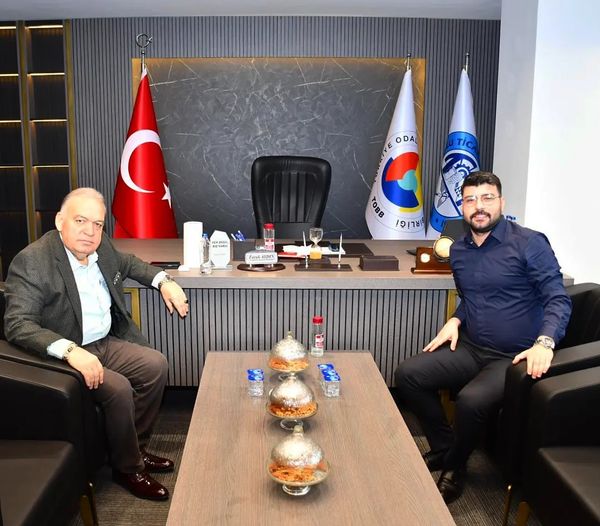 Ömer Cantemizel'den Başkan Aydın'a Ziyaret
