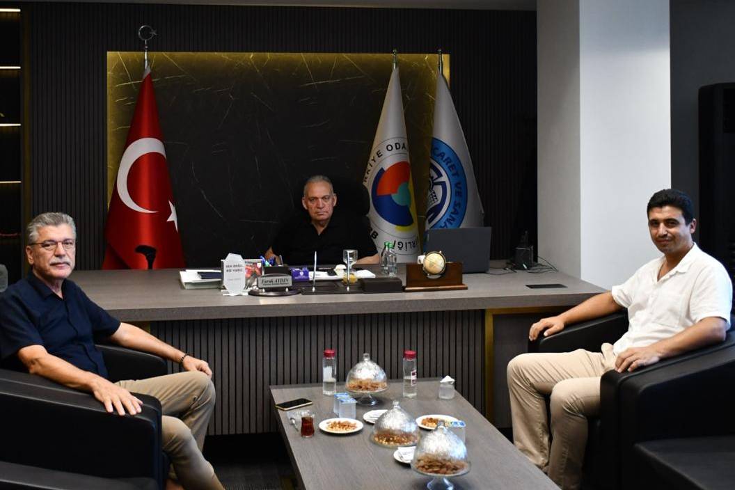 Güler ve Tantuğ'dan, Başkan Aydın'a Geçmiş Olsun Ziyareti