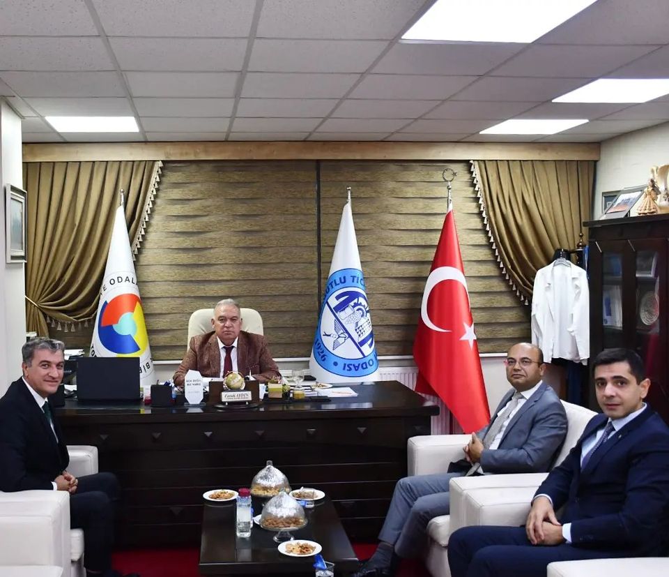 Ziraat Bankası Yöneticilerinden Başkan Aydın\'a ziyaret